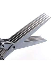 1把多层不锈钢葱/海苔剪，强力多层厨房剪刀 - 彩色 - 查看 5