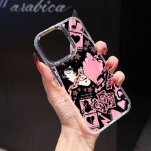 Funda para Teléfono: Persona 5 (4) Diseño Anime, Funda para Parejas con Diseño Navideño, Funda con Marco de Cámara de Metal Electroplateado, Compatible con 16 Pro, 16 Pro, 16 Plus, 16, 15 Pro, 15 Pro, 15 Plus, 15, 14 Pro, 14 Pro, 14, 13 Pro, 13 Pro, 17, 17 Pro, 17, 1217 17promax - transparente - Ver 8