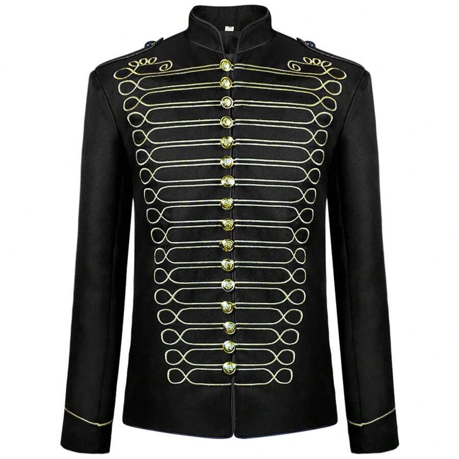 Men Cosplay Clothing - Black - View 1
