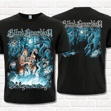 2026Blind Guardian camiseta negra The Bard's Song Power Metal Heavy Metal camiseta camisadas tops unisex algodón manga corta High Street - Negro - Ver 11
