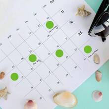 1400 PCS Green Dot Stickers Round Coding Labels Circle Polka Dots For Office, Classroom, Papers Etc - Green/1400pcs - View 5