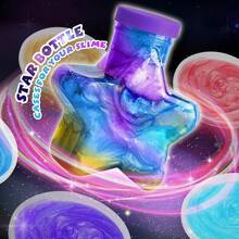 6+ Years Old Children DIY Slime Kit With Multiple Shapes, Fun Handmade, Stress-Relieving Squeezable Crystal Slime Toy, Non-Sticky, Stretchable, Suitable For Boys And Girls, Children's Craft And Sensory Toy, Birthday Gift, Holiday Gift, Party Gift - Multicolor - View 6