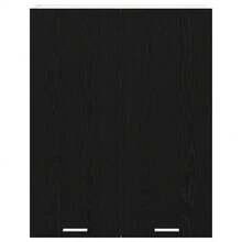 vidaXL Armadio sospeso Chêne nero 80 x 31 x 100 cm Bois d'ingénierie - nero - Visualizzare 6