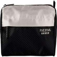 Almacenamiento para suministros escolares, auriculares, cargadores, cables, maquillaje - Bolsa con cierre de 9 bolsillos, ideal para lápices y bolígrafos, negro - como en la foto - Ver 2