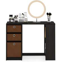 Computer Study Writing Desk, Espresso, Model:15110EXBR - Espresso - View 5