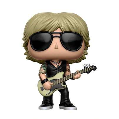 Funko POP! Rocks：枪炮玫瑰乐队 - 达夫·麦卡根 - (1980年代) - 可动收藏人偶 - 礼品之选 - 官方周边 - 成人收藏家 - 音乐爱好者 - 收藏模型