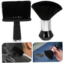2 piezas Cepillo de Cuello para Peluquera Brocha Suave para Talco y Limpieza de Cabello Herramienta Profesional para Salones y Barberas - como se muestra en la figura - Ver 8
