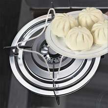 1个/2个家用燃气灶辅助架，不锈钢燃气灶支架，咖啡壶和摩卡杯架，牛奶壶架，迷你锅架，咖啡架，易于使用且经久耐用，耐热，适用于小型锅具，可用作额外的厨房用具架或保温工具 - 彩色 - 查看 3