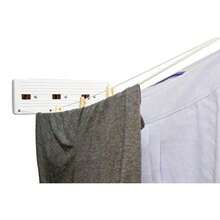 Tendedero de ropa retráctil con 3 cables de 4.5 metros, para secado en interiores y exteriores, diseño funcional y ahorrador de espacio-003 - como en la foto - Ver 1