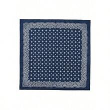 1pc Simple Printed 70cm Square Scarf New Spring Bandana For Women Versatile Waist Belt Bag Decor Headband Fashion Neckerchief For Dress - Màu Đỏ Sâu - Xem 3