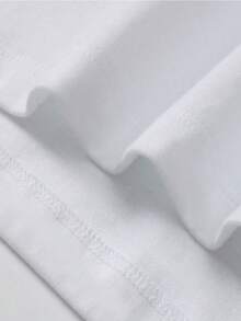 1pc Men's Summer English Text & Palm Tree Print Casual Sleeveless Tank Top - White - View 6