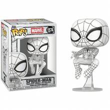 Funko Pop! Marvel Sketched: Spiderman #1574 - 彩色 - 查看 1