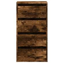 vidaXL Cómoda de ángulo marrón fumé 40x41x76 cm madera de ingeniería - Marrón - Ver 4