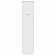 vidaXL Armadio da apothicaire bianco 40x41x174,5 cm in legno d'ingegneria - Bianco - Visualizzare 5