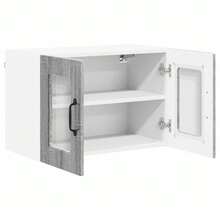 vidaXL Armário de cozinha com étagère Gris Sonoma 60 x 31 x 40 cm - Cinza - Ver 5