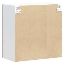 vidaXL Armadio murale da cucina con porte vitrée "Lucca" Bois d'ingénierie blanc brillante - Bianco - Visualizzare 9