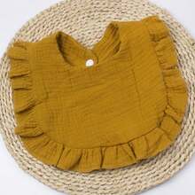 Customized Text Logo Simple Floral Baby Bibs, Perfect Gift For Newborns, Essential For New Parents - Multicolor - View 23