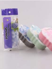 OKS 1PC BAT SPONGE Assorted-Color Bath Puff (Color May Vary) - Multicolor - View 6