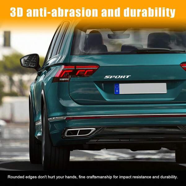 Car Sport Sticker,3D Metal Sport Car Truck Side Rear Trunk Adhesive Emblem Badge Decals For Auto Decoration Accessories