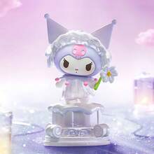 Miniso Sanrio Sun & Moon 系列盲盒裝飾品，可愛卡通設計，精緻造型設計，便攜式桌面/房間裝飾，時尚可愛公仔，可愛生日禮物，PVC材質（1件隨機發貨） - 彩色 - 查看 7
