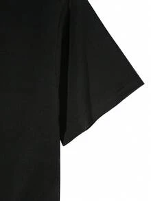Interesting Graphic - Help Me (I'M Eager) T-Shirt - Space Black - View 4