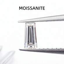 Trapezoid Moissanite Trapezoid Cut Suitable For Making Pendants, Necklaces, Rings, Stud Earrings, Earrings, Jewelry Loose Stones - White - View 11