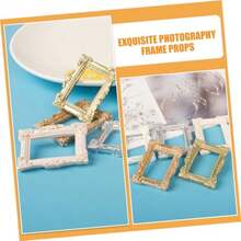 CYPNMini Marcos Para Fotos Vintage Resina 4.8X1.4 Pulgadas Portarretratos Decorativos Multicolor Para Hogar ExhibicióN Personalizada 10 PiezasFashion - 219617730 - Ver 6