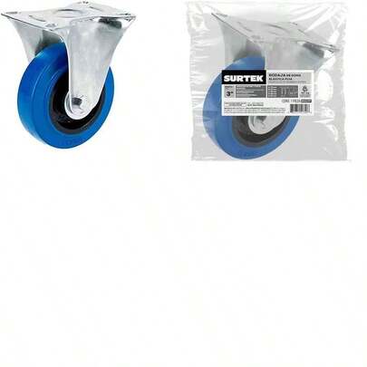 Surtek RGO7F Rodaja de goma elstica fija azul 3"