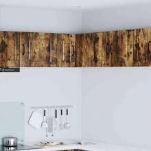 vidaXL Armário de cozinha Chêne fumé 57 x 57 x 40 cm Bois d'ingénierie - Castanho - Ver 1