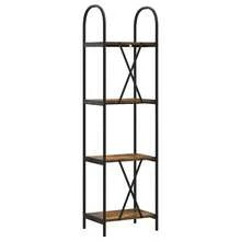 vidaXL Étagère Chêne fumé 40 x 30 x 146 cm Bois d'ingénierie - Tabac - Voir 7