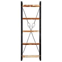 vidaXL Libreria 5 livelli 60x30x180 cm Bois solid de récupération - Castano - Visualizzare 2