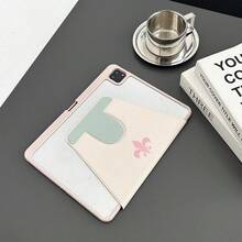 1 件复古华丽星形图案保护套 - 专为追求奢华优雅风格和精致设计的爱好者打造，翻盖式保护套带笔槽，兼容 iPad 10 代 10.9 英寸（2022 年款）/iPad Air 13 (M3 2025)/iPad Air 11 (M3 2025)/iPad Air 11 (M3 2025)/iPad 11 (A16 2025)，具备自动休眠/唤醒功能，兼容三星和小米设备。 - 粉色 - 查看 4