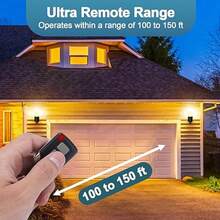 2pcs Replacement Remote For Genie & Overhead Door Garage Door Openers - Compatible With G3T-R, G3T-BX, G3T-A Models (1995+ Intellicode Openers Only) - Black - View 9