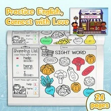 Beginning Sounds Learning Notebook – Match Letters With First Sounds Using Pictures - Phonics Practice - View 1