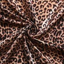 35" Large Satin Head Scarf For Women Silk Hair Scarf Solid Color Hair Bandana For Night Hair Wrap Sleeping - 棕色 - 查看 5