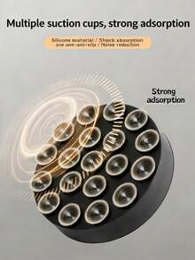 4pcs Shock-Absorbing Washing Machine Mat, Non-Slip, Anti-Running, Height-Increasing, Quiet, Shock-Absorbing, And Wear-Resistant Washing Machine Mat, Suitable For Washing Machine Shock Absorption And Furniture Heightening Pads - Multicolor - View 3