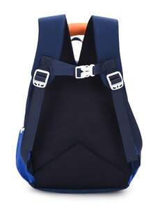 New Lightweight Backpack With Cartoon Design, Chest Strap, For Kids Boys And Girls - Ocean Blue - View 4