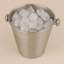 TendenciaSet De Cubeta Bar Para Hielos Con Pinzas Para Hielo PlateadoCalidad premium - Plateado - Ver 8