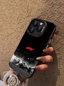 F1 Racing Car Smoke Phone Case Fashion Simplicity | High-End Elegance | Source Factory | UV Printing | Phone Case Wholesale For IPhone17/16/15/14/13/12/11/8/7/XS/Pro Max/Plus/Pro/SE/XR/E/XS Max/Mini ( Sports Elements, Valentine's Day - màu đen - Xem 4