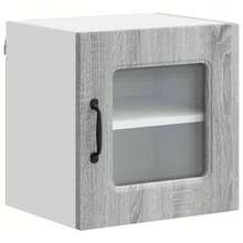 vidaXL Armadio da Cucina Kalmar 2 pz Grigio Sonoma 40 x 31 x 40 cm - Grigio - Visualizzare 5