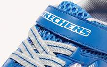 Skechers 幼儿网面透气运动鞋 - 藍白色 - 查看 5