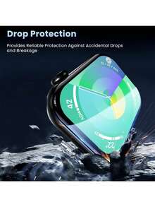 4pcs 49mm Ultra 2/1 Anti-Scratch Soft Screen Protector, Made Of Flexible TPU Material, High-Definition Transparent, Bubble-Free, Sensitive Touch, Full Coverage Protection, Ultra-Thin High Transparency, Sensitive Touch, Suitable For 45mm/49mm/46mm/42mm/41mm/44mm/40mm/38mm/S10/S9/S8/S7/S6/S5/S4/S3/S2/S1/SE/Ultra 1/2 Series Accessories Screen Protection Essentials, Applicable To Daily Shield, Office, Home Daily Shield Office Home Watch Cover Watch Accessories Watch Screen Protector Waterproof Shockproof Anti-Fall Scratch Resistant - Clear - View 3