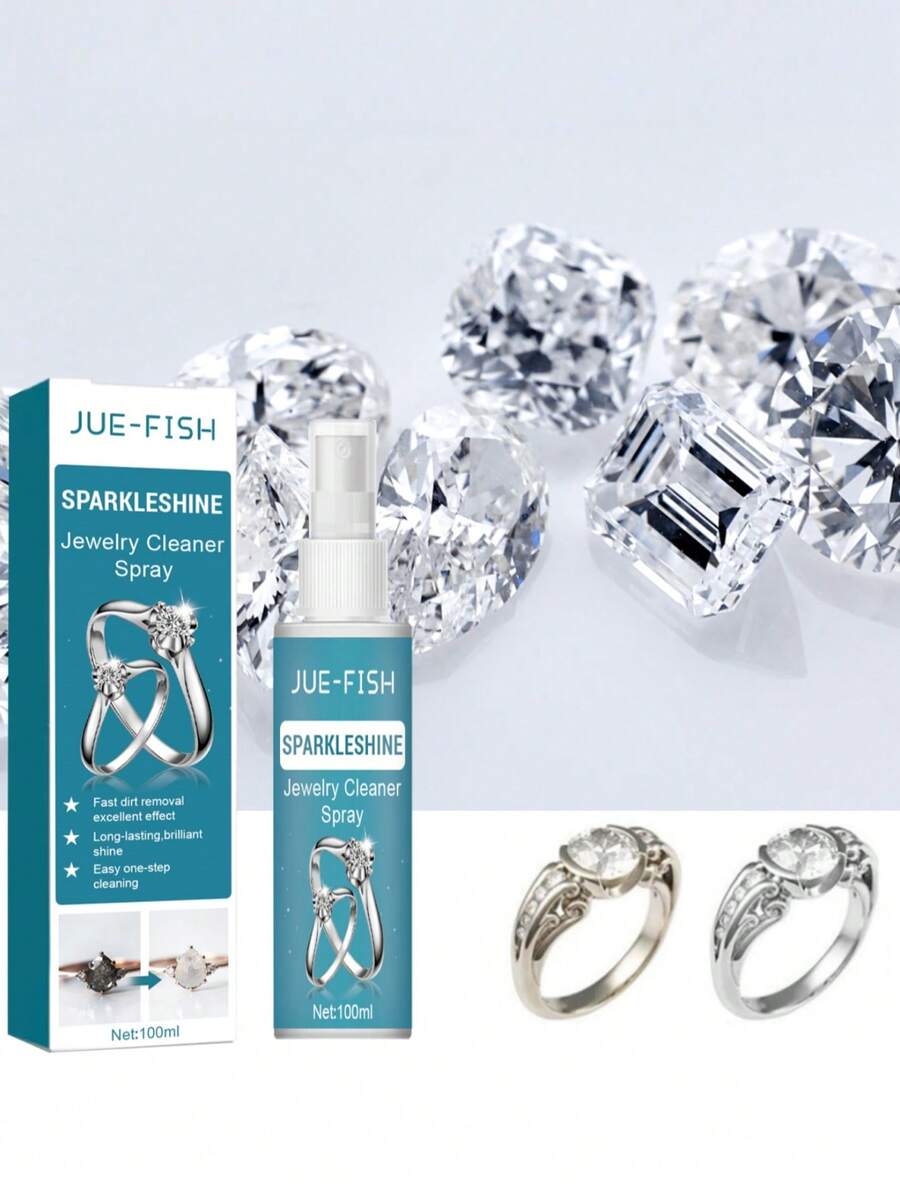 Multi-Function Jewelry Cleaning Spray, Gold & Diamond Jewelry Tarnish Remover, Anti-Oxidation Care Liquid - Multicolor - View 1