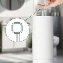Toilet Roll Holder Stand Toilet Paper Holder Stand - Free-Standing Tissue Paper Storage With Reserve Function Black Toilet Paper Roll Holder For Bathroom Stainless Steel. - 銀色 - 查看 4