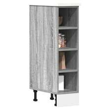 vidaXL Meuble bas "Riga" Gris Sonoma 20 x 44,5 x 81,5 cm Bois d'ingénierie - Gris - Voir 1
