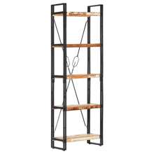 vidaXL Libreria 5 livelli 60x30x180 cm Bois solid de récupération - Castano - Visualizzare 9