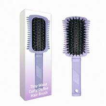 1pc Professional Curling Brush Suitable For All Hair Types - Acrylic Handle, Plastic Bristles, Ideal For Hairstyling & Volume, Boxed ,Hair Styling Tools Hair Accessories - Multicolor - View 14