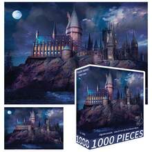 1000pcs Jigsaw Puzzle Toy, Size 70cm*50cm, Oil Painting Landscape & Cartoon Pattern, Adult Stress Relief, Decorative Art, Suitable For Halloween, Christmas, Birthday Gifts - Multicolor - View 15