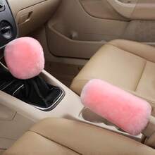 1件套汽车冬季毛绒手刹套和换挡杆套，高品质通用保暖手刹套 - A - 查看 6