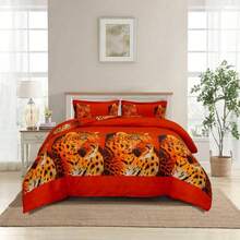 3D Printed Duvet Cover Complete Set - Soft Brushed Microfiber With Fitted Sheet Pillowcases - Bonnie - View 5